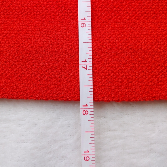 ST. JOHN Collection Vintage Red Santana Knit Mini Skirt Size 4 - Picture 8 of 9